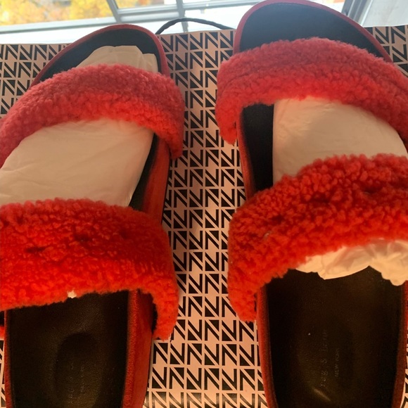 Rag and Bone Evin Red Suede Sandals - Picture 9 of 15